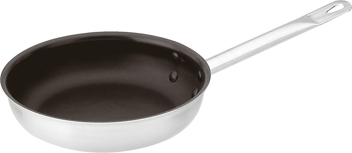 Paderno - Tri Ply Koekenpan Non Stick Ø 36 cm - Roestvast Staal - Zilver -