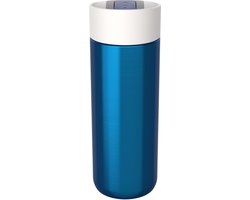 Kambukka Olympus Thermosbeker 500 ml - makkelijk reinigen - lekvrije Koffiebeker - RVS - Blue Moon