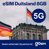 Duitsland eSIM - 8 GB - Prepaid Simkaart - 42 Dagen - 4G & 5G - GoSIM