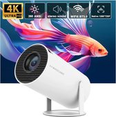 Magcubic Projector - Beamer - Thuisbioscoop - Android - Buiten - Wifi - 4K - 130" - 1280x720 - Wit