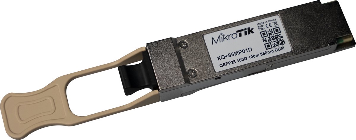 Mikrotik XQ+85MP01D netwerk transceiver module Vezel-optiek 100000 Mbit/s QSFP28 850 nm