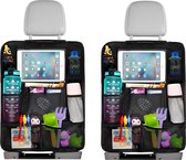 Kochar Auto organizer - Set van 2 - Luxe Autostoel organizer kinderen - Hoogwaardige 600D Oxford stof