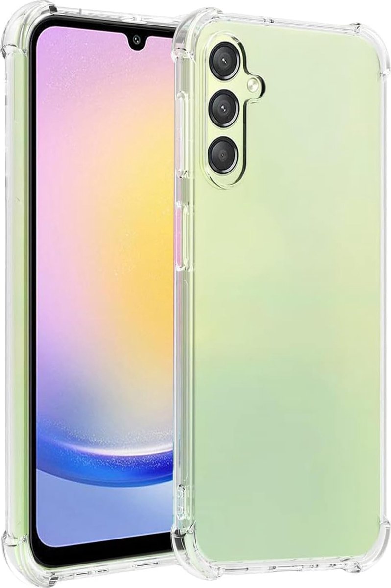 Shock proof Hoesje Geschikt voor: Samsung Galaxy A35 5G - Anti -Shock Silicone - Transparant