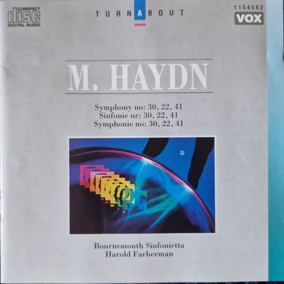 Michael Haydn: Symphonies Nos. 30, 22, 41