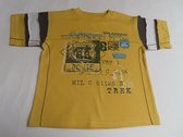 T shirt - Korte mouwen - Jongens - Geel , bruin - Grand voyagen - 4 jaar 104
