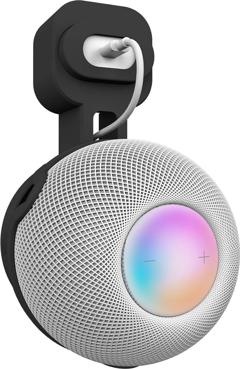 ALLGoods. Homepod Houder – Luxe Houder – Muurbeugel – voor een Betere Geluidservaring – Speaker Stand - Perfect Kabelbeheer - Zwart