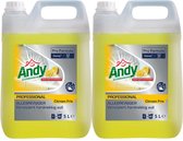 Andy Prof nettoyant tout usage citron frais 5 litres