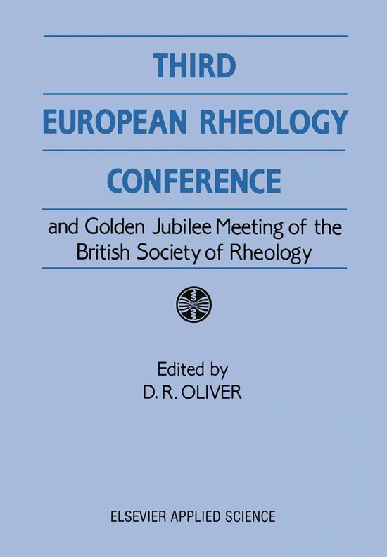 Third European Rheology Conference and Golden Jubilee Meetin ... - cover