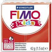 FIMO® Kids boetseerklei, rood, 42 gr/ 1 doos