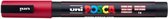 Krijtstift - Chalkmarker - Universele Marker - Uni Posca Marker - 14 donkerrood - PC-3M - 0,9mm - 1,3mm - 1 stuk