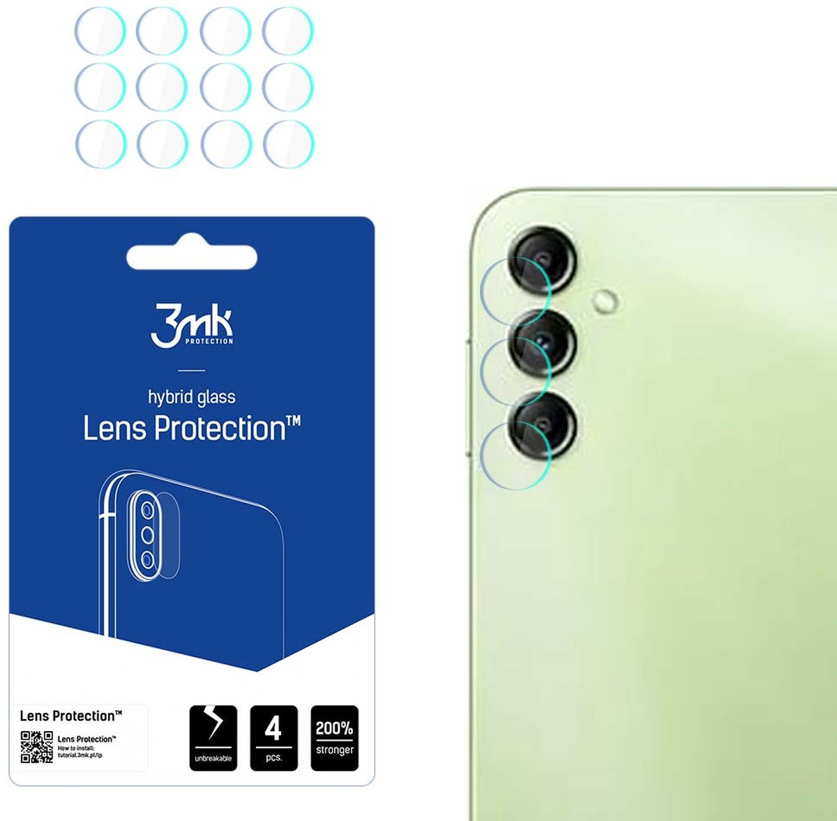 Samsung Galaxy A14 4G/5G - 3mk Lens Protection