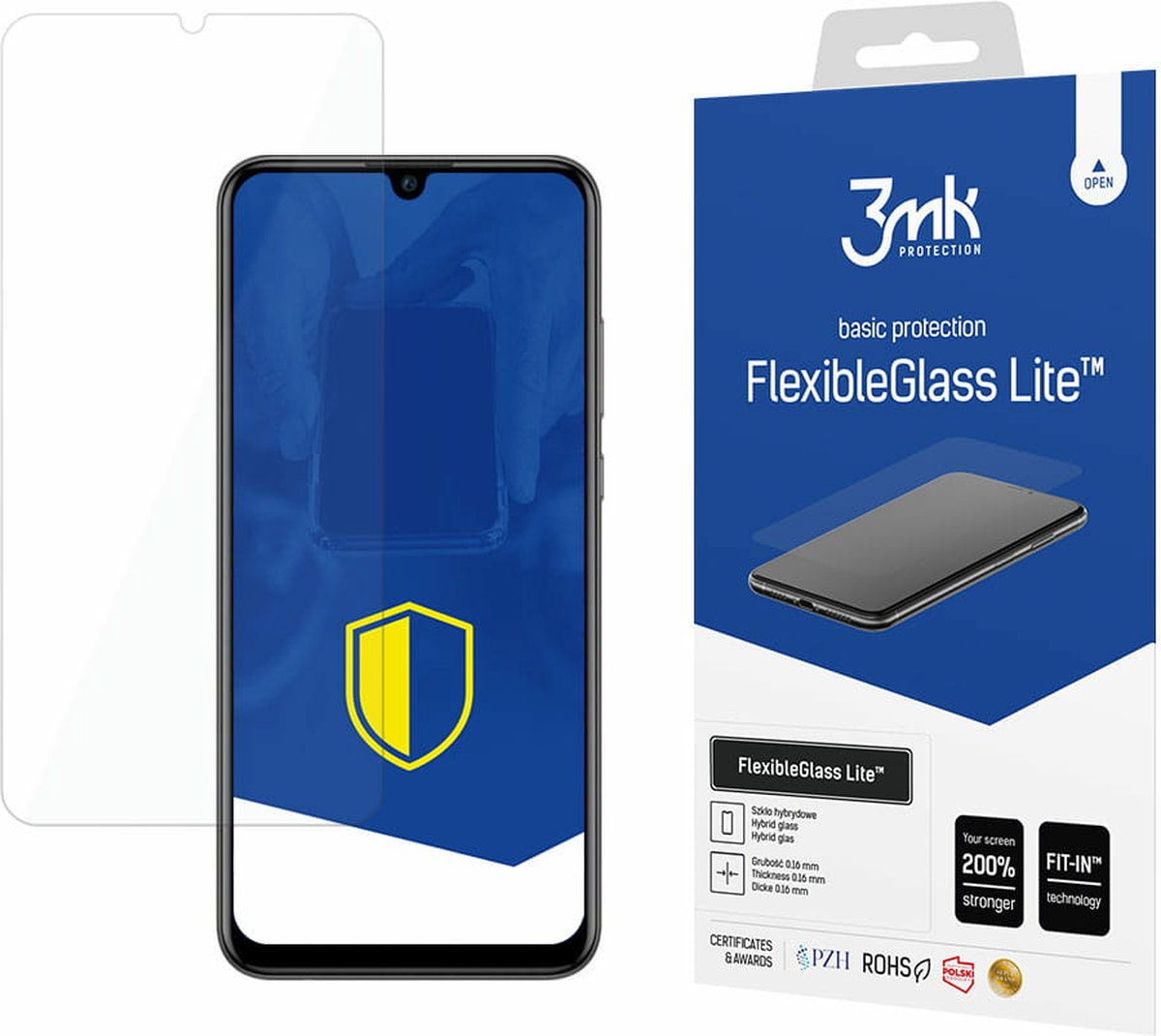 Huawei P Smart 2019 - 3mk FlexibleGlass Lite