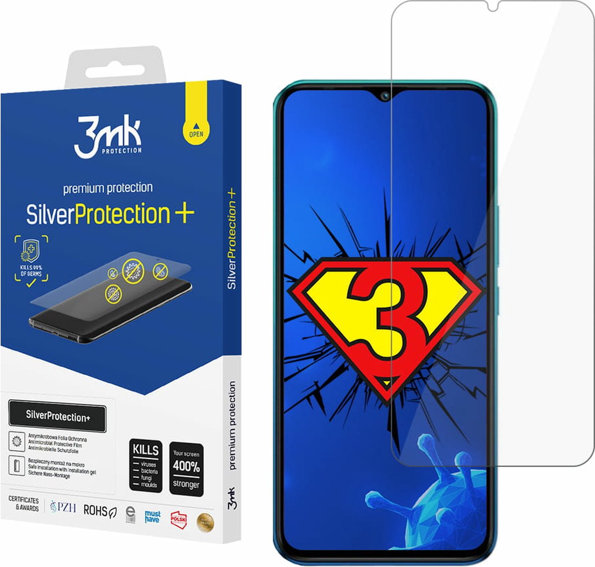 Infinix Hot 10 Lite - 3mk SilverProtection+