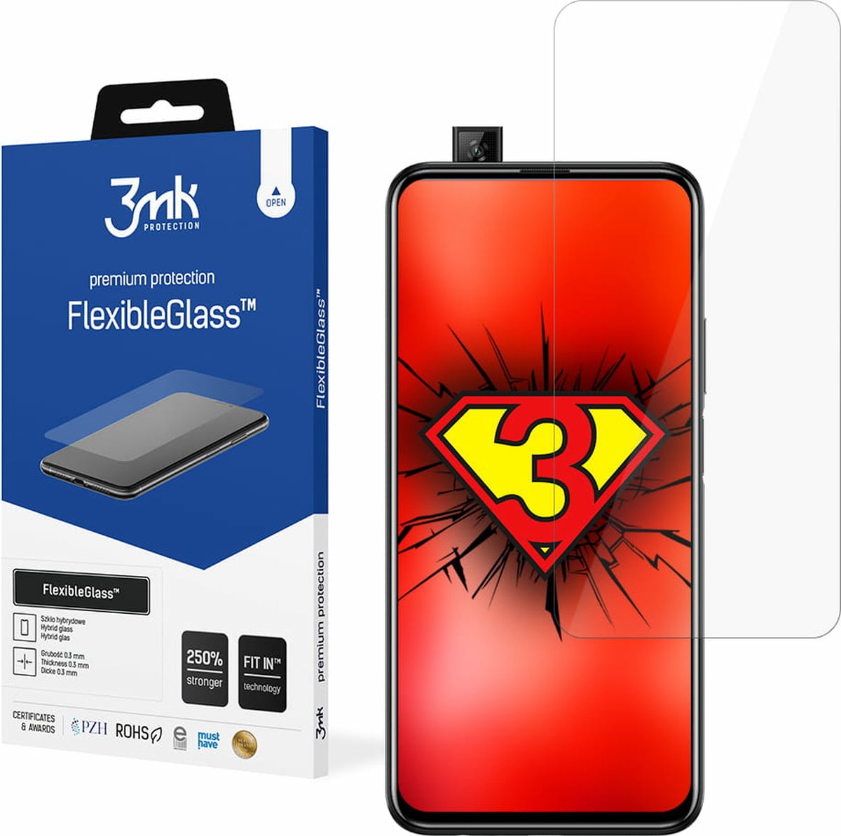 Huawei P Smart Pro 2019 - 3mk FlexibleGlass