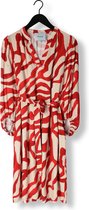 Minus Jassie Short Dress Jurken Dames - Kleedje - Rok - Jurk - Rood - Maat XL