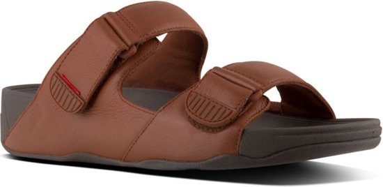 FitFlop Gogh Moc Slide In Leather Homme MARRON - Taille 41