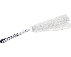 BNDGx® - Metalen Zweep spanking - Extreme BDSM Seks zweep Staal Zilver kleurig SM Fetisch Seks speeltje
