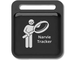 NARVIE - Bluetooth GPS Tracker zonder abonnement - Koort - Wereldwijde locatie via app - Geschikt voor Android & iPhone - Sleutels Key Finder - incl. gratis app