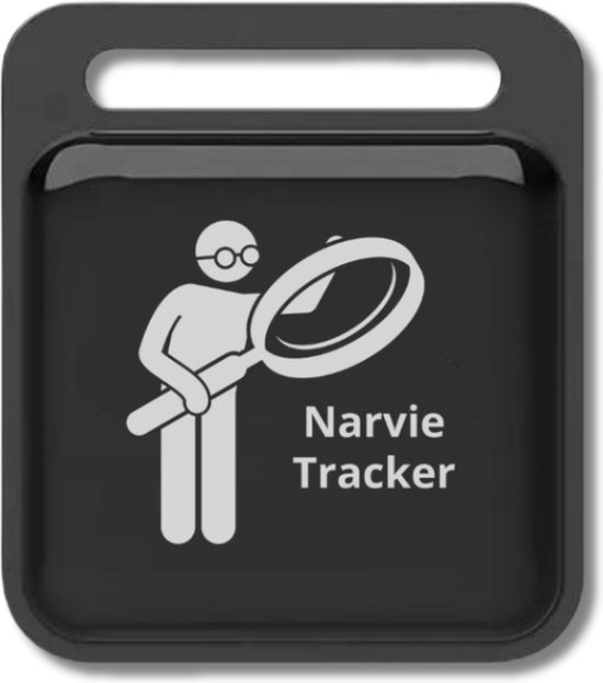 NARVIE - Bluetooth GPS Tracker zonder abonnement - Koort - Wereldwijde locatie via app - Geschikt voor Android & iPhone - Sleutels Key Finder - incl. gratis app