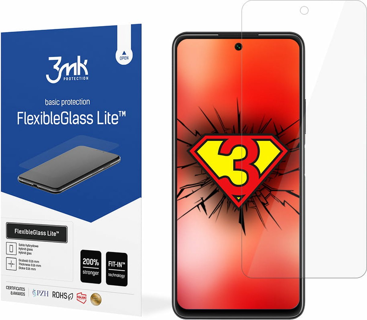 Huawei P Smart 2021 - 3mk FlexibleGlass
