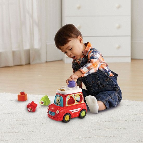 VTech Baby Vrolijke Vormenauto - Educatieve Speelgoed Auto - Activity Center - 1 tot 3 Jaar van Vtech — afbeelding 5