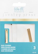 3 steel bar charms - jewelry press - We R
