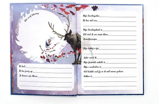 Livre d'amis - La Reine des Frozen II