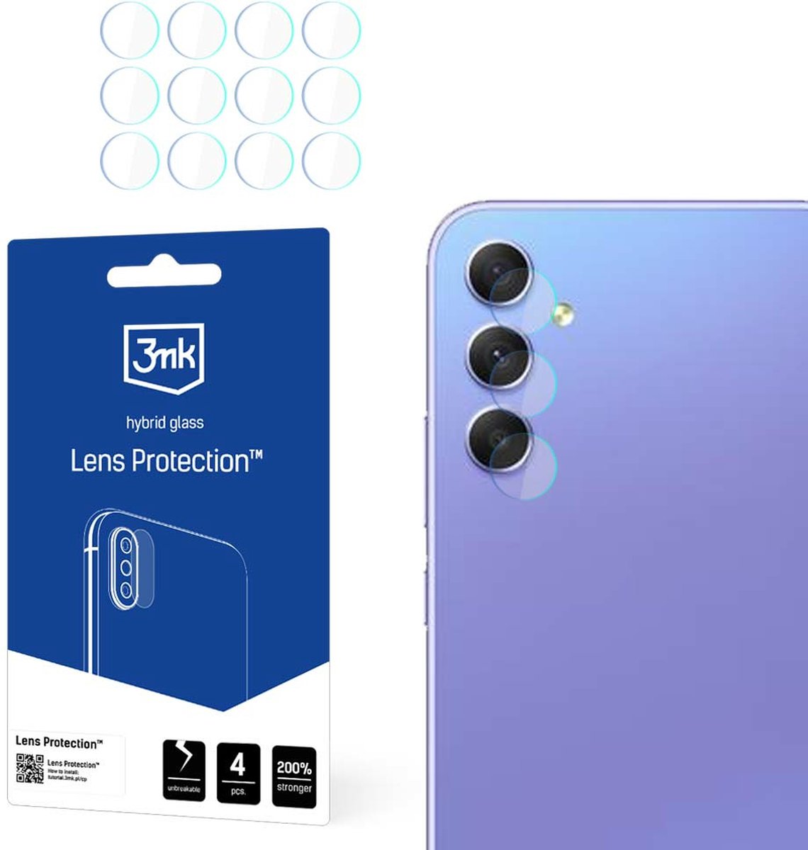Samsung Galaxy A35/A55 5G - 3mk Lens Protection