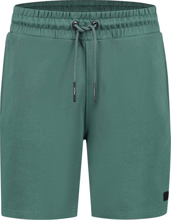 Ballin Amsterdam - Heren Regular fit Shorts Sweat - Faded Green - Maat XS