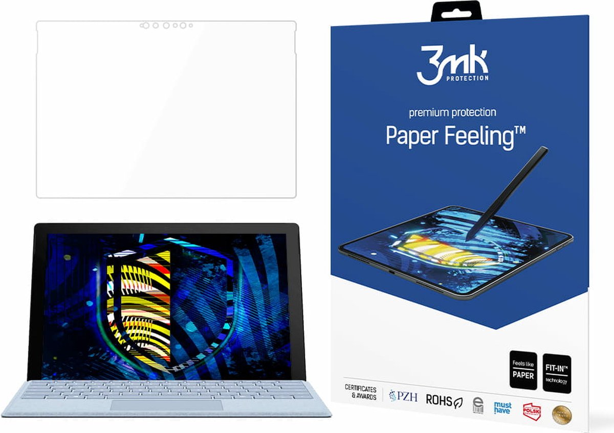Microsoft Surface Pro 7 12,3"" - tot 13" 3mk papiergevoel