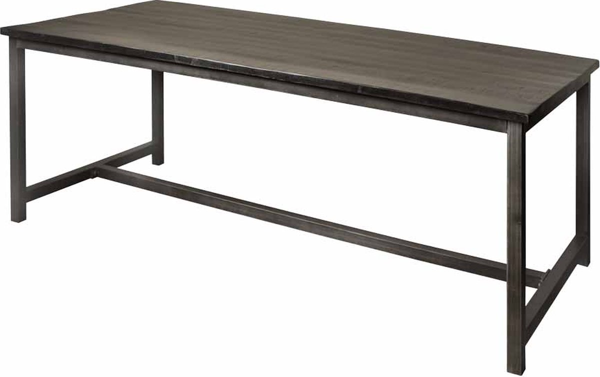 Tower Living Eettafel Paterno - Rechthoek Zwart Hout - 180x90x78cm