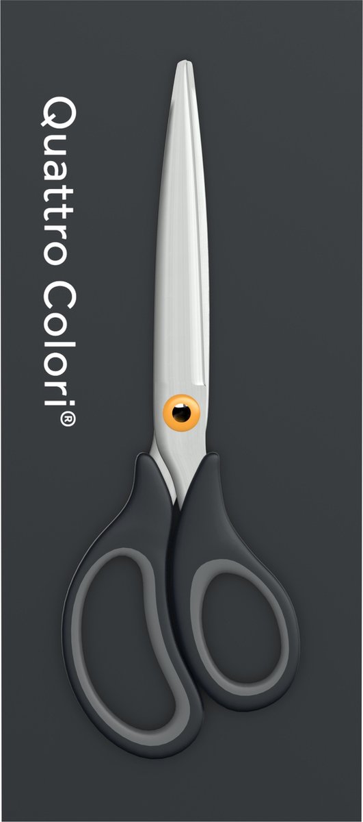 Quattro Colori - Schaar - 16cm - zwart - Nieuwe collectie