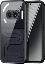 Nothing Phone 2a - coque arrière noire / transparente coque arrière en silicone