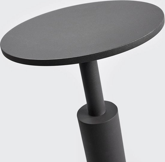 Lucande - Lampe d'extérieur LED - aluminium, plastique - H : 60 cm - anthracite, opale