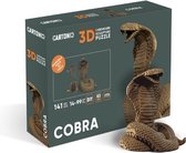 Cartonic- Cobra - 3D puzzel- puzzel- 3D- Kinderen- Volwassen- Ecologisch