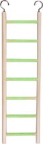 Flamingo Papegaaienspeelgoed Houten Ladder - Hout - 8.5 x 29 cm