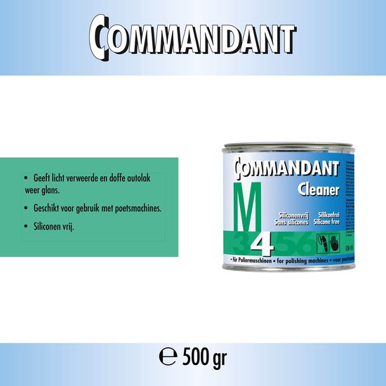 Commandant Cm45 Reiniger M4 Machinaal 500gr