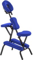 Ergonomische stoel voor massage of tattoo - Behandelstoel - Massagestoel - blauw - met draagtas