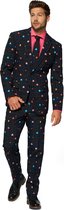 OppoSuits PAC-MAN - Mannen Carnavals Kostuum - Zwart - Maat 52