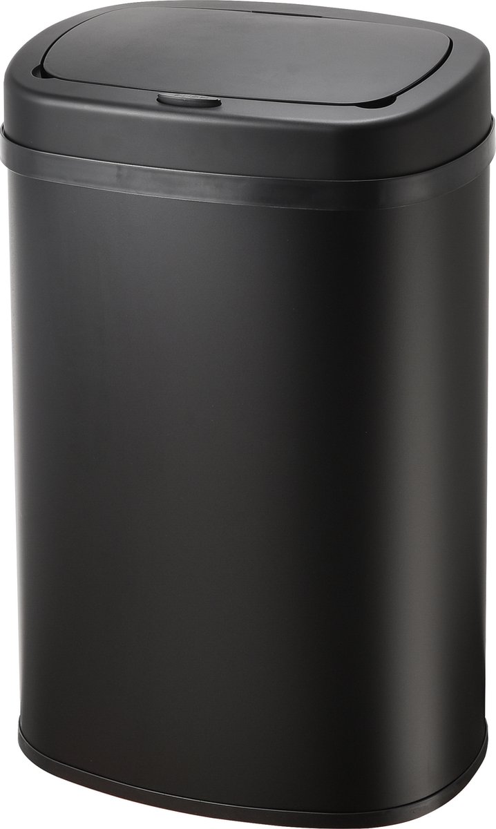 Goedkoopste Bayt Prullenbak - Prullenbak 50 Liter - Vuilnisbak - Afvalbak - Metaal - Zwart