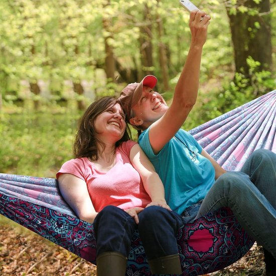 Hamac ultraléger pour voyage, camping, capacité de charge de 300 kg (275 x 140 cm