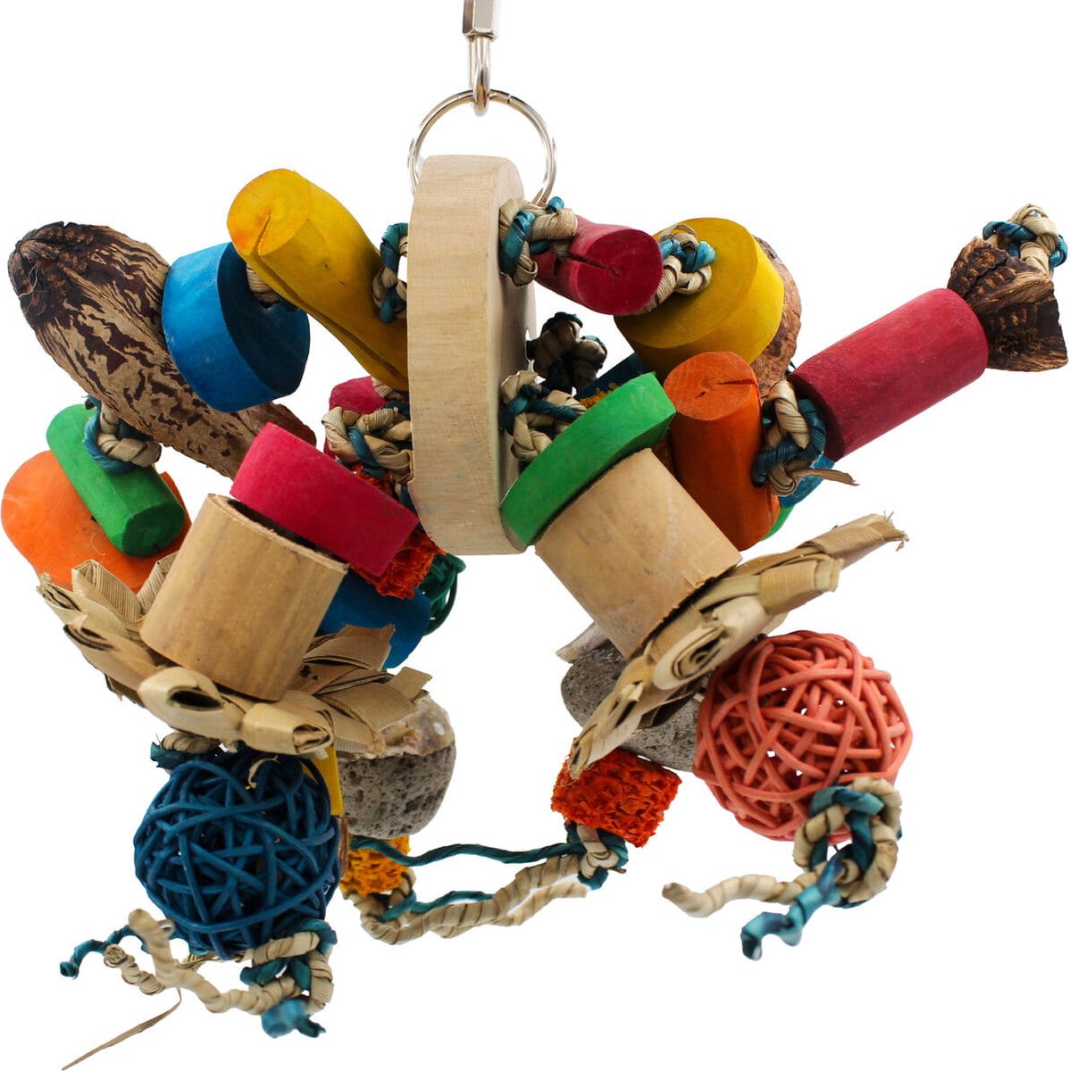 Home en dier papegaaien speelgoed Medium Tangle