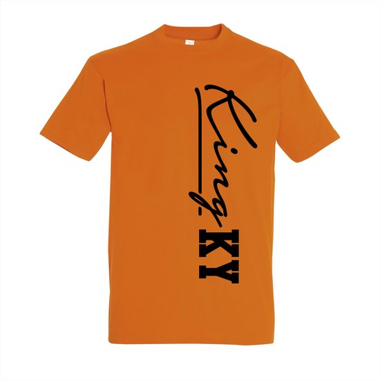 Shirt Oranje - Koningsdag shirt Kingky - Maat S