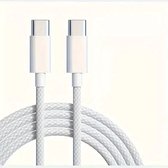 Câble NÖRDIC USBC-505 USB-C vers USB-C - USB2. 0 - 2,4A - 480Mbps - 60W - 50cm - Wit