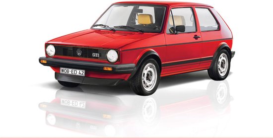 Foto: 1 24 italeri 3622 volkswagen golf gti first series 1976 78 car plastic modelbouwpakket