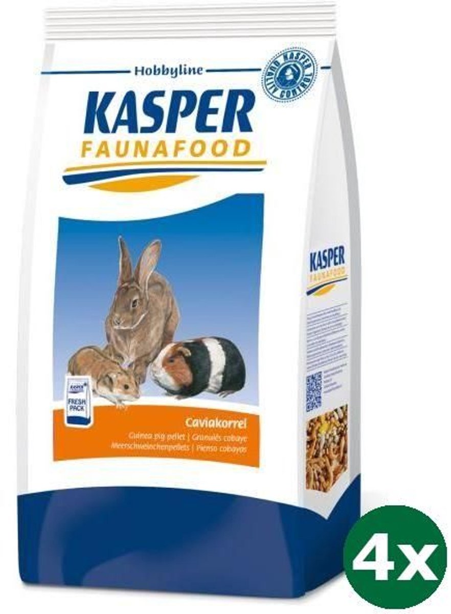 4x4 kg Kasper faunafood hobbyline caviakorrel