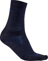 Chaussettes de sports d'hiver Craft - Taille 46-48 - Unisexe - noir / gris