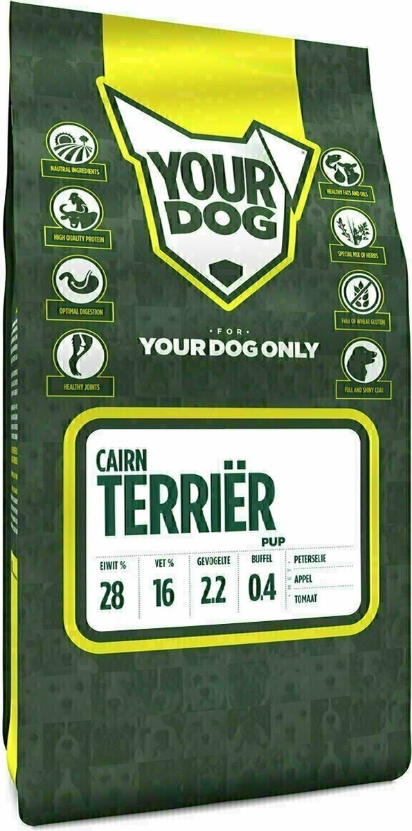 Yourdog Cairn terriër Rasspecifiek Puppy Hondenvoer 6kg | Hondenbrokken