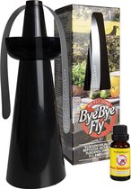Byebyefly Anti-mouches + Huile de citronnelle - Anti moustiques - Anti mouches - Anti guêpes - Spray moustique - Solution 3 en 1