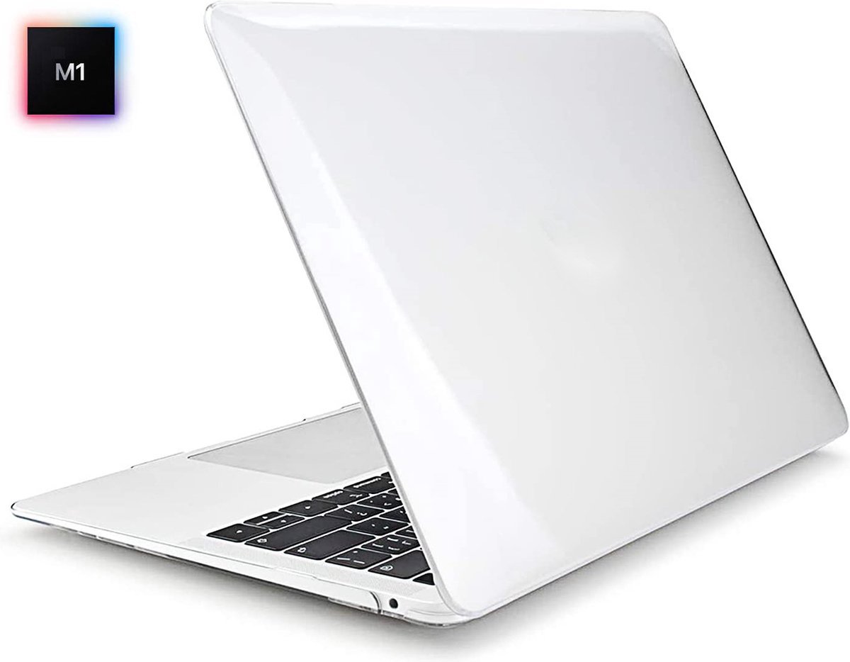 Laptophoes - Geschikt voor MacBook Pro M1 Hoes Case - 13 inch - A2338 (2020) - Transparant